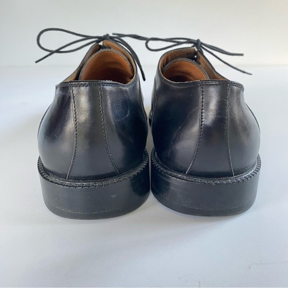 FLORSHEIM Imperial 92662 Triple Wide Derby Black VTG Italy Dress Shoes 9.5 EEE - Picture 8 of 13